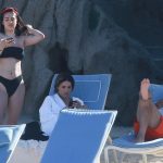 Ameilia Hamlin Black Bikini in Cabo with Her Parents