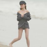 Lily Rose Depp Black Panty Flash and Cleavage in a Photoshoot