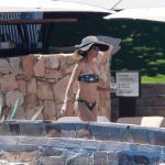 Lisa Rinna Green Bikini in Cabo