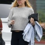 Miley Cyrus Braless Tits in a Sweater