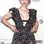 Rachel McAdams Tits Out in See Through Black Dress with Black Panties
