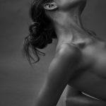 Zoi Aggeliki Mantzakanis Nude Black and White Photoshoot