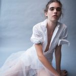 Zoi Aggeliki Mantzakanis See Through White Dress