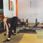 madelaine petsch booty workout in tight black leggings 3
