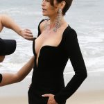 Cindy Crawford Big Tits Black Dress