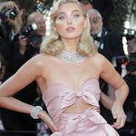 Elsa Hosk Tits Out in a Pink Dress in Cannes
