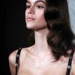 Kaia Gerber Black Dress at Chanel