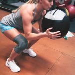 Lindsey Von Workout in Tight Grey Shorts