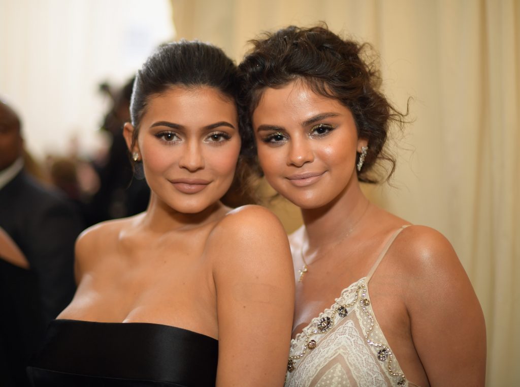 Selena GoMez and Kylei Jenner Fake Tans and Fake Tits at the MET