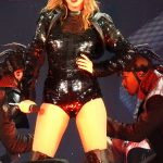 Taylor Swift in Black Panties and Thigh High Boots on Stage