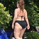 Ashley Graham Big Fat Tits and Ass in Black Bikini
