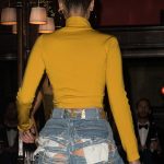 Bella Hadid Ass in Ripped Jeans