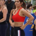 Brooke Burke Tits in a Sports Bra and Ass in Leggings