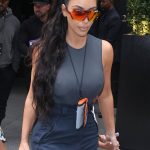 Kim Kardashian Nipples See Through Shirt