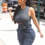 Kim Kardashian Nipples See Through Shirt