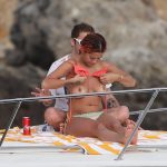 Rita Ora topless showing off her nipples 2