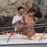Rita Ora topless showing off her nipples 3