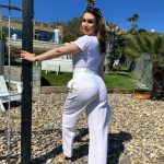 Sophie Simmons Slutty Big Tits White top and Pants Big Ass