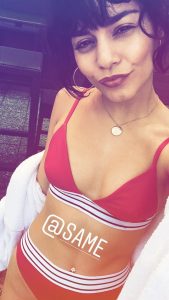 Vanessa Hudgens Tits and Ass in Red Bikini
