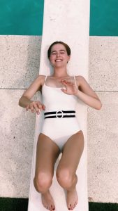 Zoey Deutch White Bikini