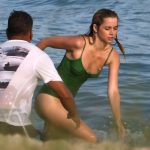 Ana De Aramas Getting wet in a Bikini