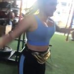 Ariel Winter Hard Nipples Working Out 2