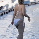 Ashley Graham Big Fat Ass in a White Bikini