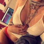 Bella Thorne Tits on Instagram Sheer White Top