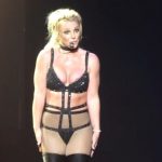 Britney Spears Nip Slip in Bra and Panties on Stage