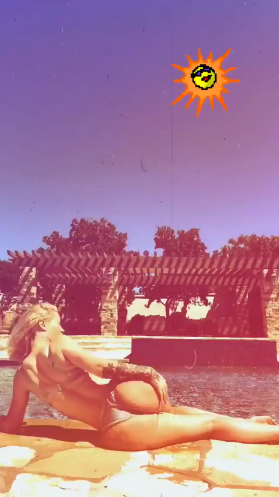 Iggy Azalea Fake Ass in a Silver Bikini