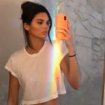 Kendall Jenner Panty Flash Braless