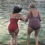 Lucy Hale Long Ass in Red Swimsuit