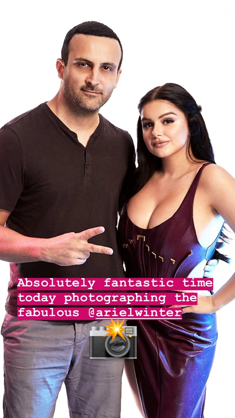 Ariel Winter Slutty Big Tits Black Bodysuit 2