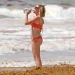 Ashley Tisdale Ass and Tits Pussy Print Red Bikini Mexico