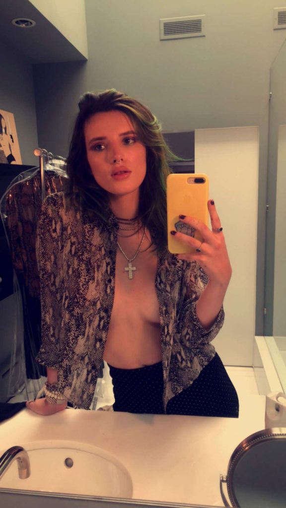 Bella Thorne Tits in the Mirror