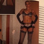 Busy Phillips Throwback Boudoir Lingerie Black Bra Panties