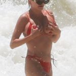 Caroline Vreeland Big Fat TIts and Gunt Red Bikini