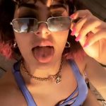 Charli XCX Slutty Dick Sucking Pose in Miami