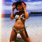 Charli XCX Tits and Ass in Tight Wet Bikini Miami