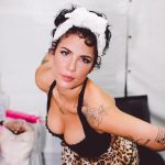 Halsey Tits in a Push up Bra