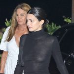 Kendall Jenner Nipples See Through Shirt with Caitlyn Jenner