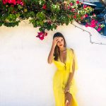 Madison Grace Reed Erotica Tits Out Yellow Low Cut Dress