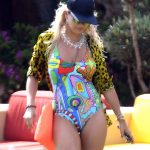 Rita Ora Ass and Tits Getting Wet in Bikini