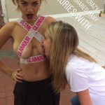 Rita Ora Gets her Tits Licked by cara delevingne