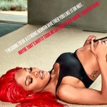 Teyana Taylor Slutty for Titty Magazine Black Bra