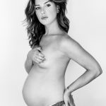 shenae grimes topless and pregnant covering her nipples