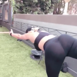 Bebe Rexha Big Fat Ass Tight Leggings Ass Sweat