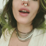 Bella Thorne Tits Out Ripped Shirt after Sex