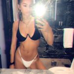 Delilah Belle Hamlin Tits Black Bikini White Thongfor Instagram