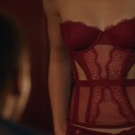 Lucy Hale Tits See Through Red Lingerie Panties